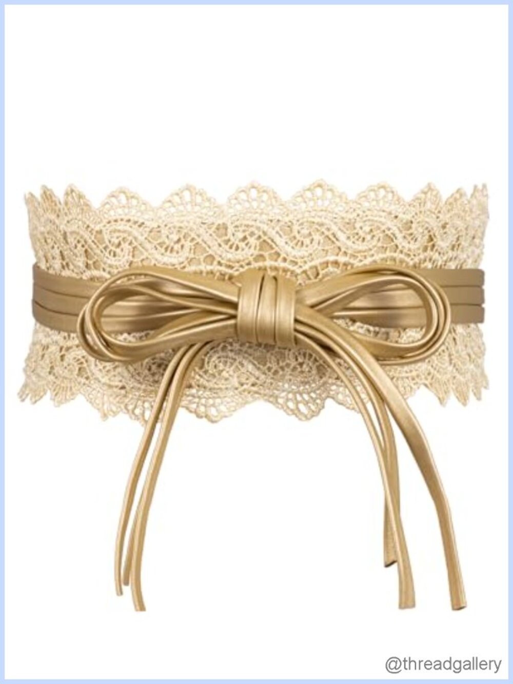 Wide Obi Belt Faux Leather Lace Up Waist Wrap Corset Belt for Women